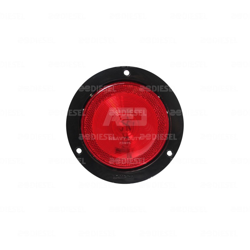 PLAFÓN 4" 12V ROJO BRIDA NG F/INTER C/R