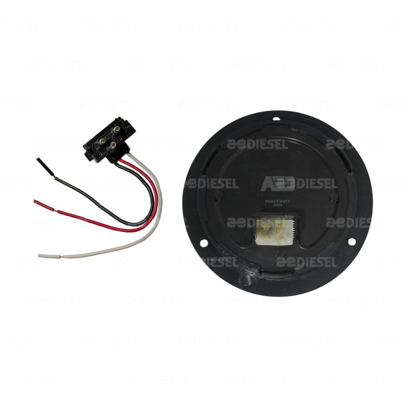 PLAFÓN 24V 10 LED ÁMBAR 4" BRIDA NG C/C