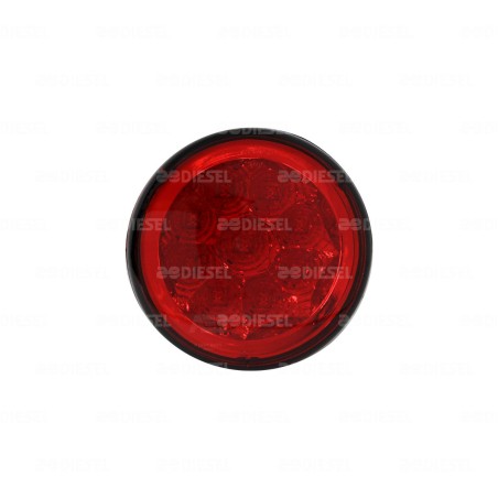 PLAFÓN 24V 9 LED 7115 ROJO CENTU 2 FUNCIONES