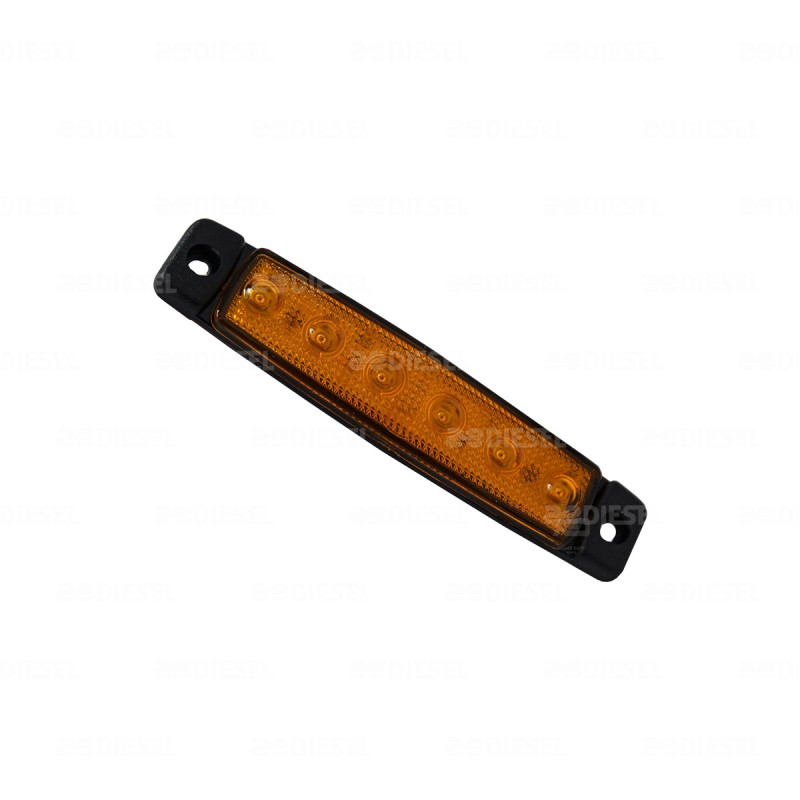 PLAFON 24V 6 LED AMBAR