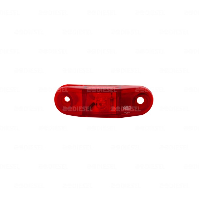 PLAFON 24V 1 LED ROJO M168A LAT NAV AYCO