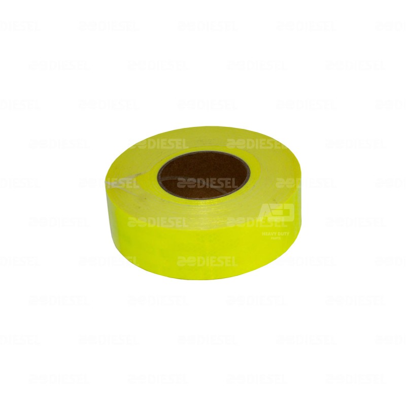 CINTA REFLEJANTE AMARILLO 5CMX45m
