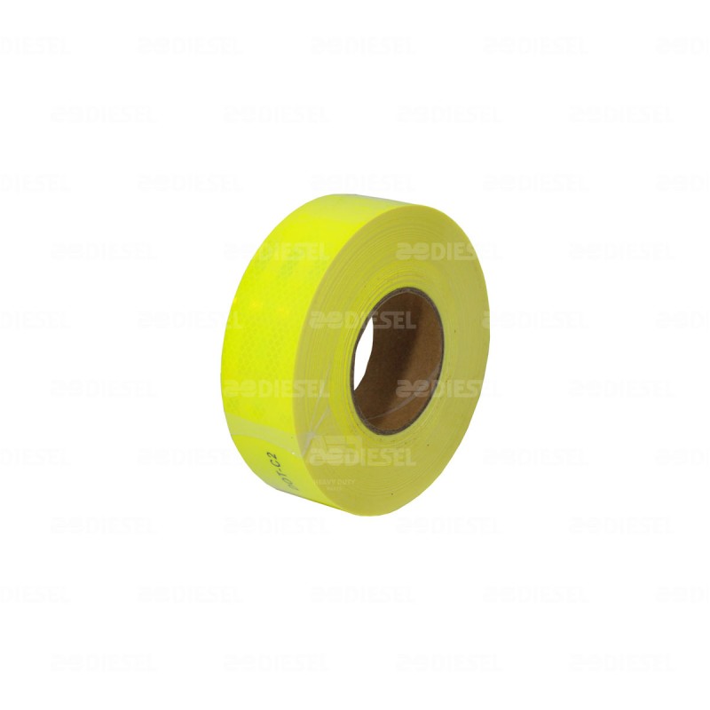 CINTA REFLEJANTE AMARILLO 5CMX45m