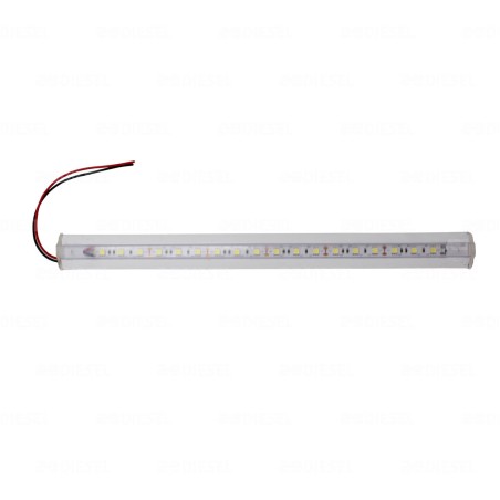 TIRA 12V 18 LED 350mm CON CUBIERTA
