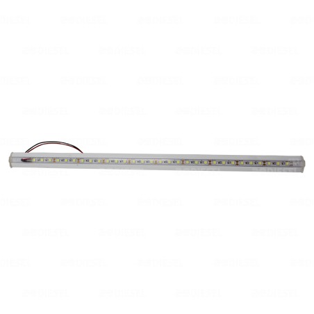 TIRA 12V 30 LED 560mm CON CUBIERTA