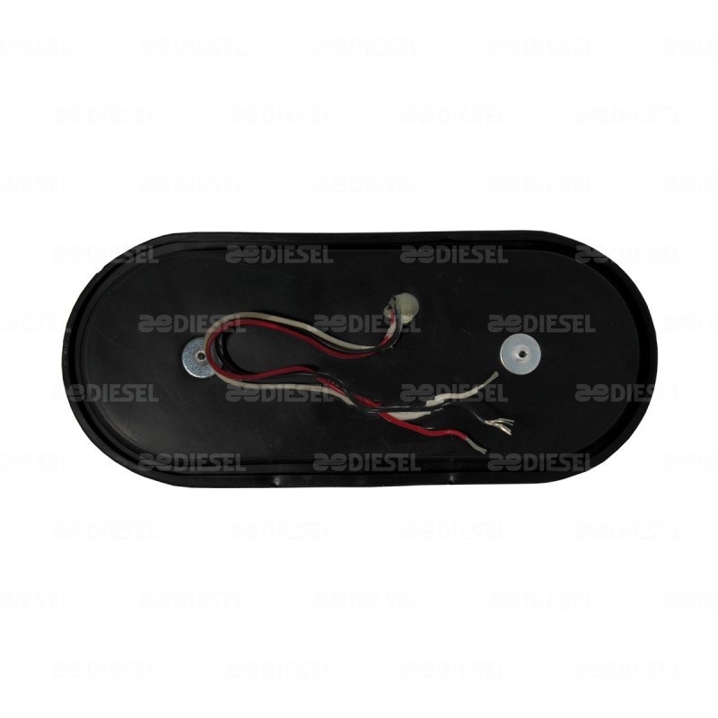 PLAFÓN 24V LED ROJO OVAL ESTRO T*G DESC