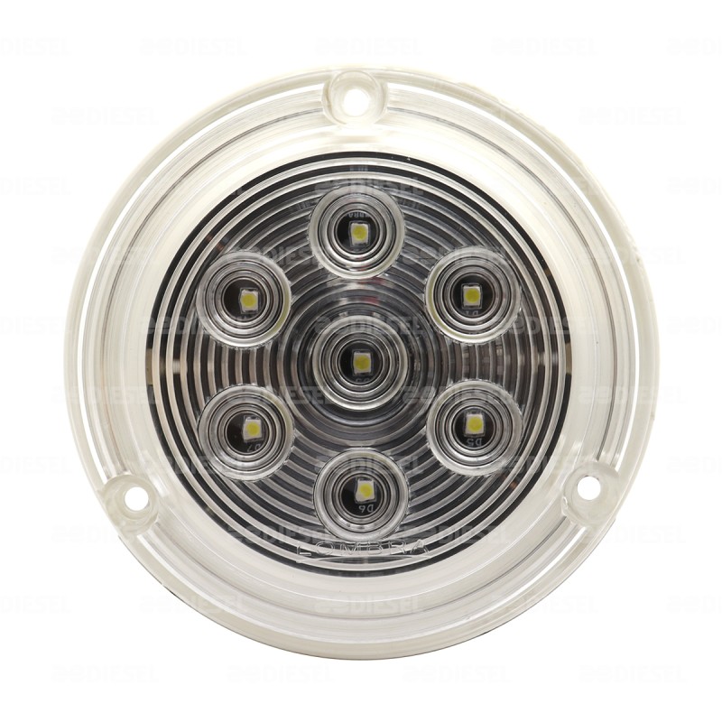 PLAFÓN 12V 7LED CRISTAL 4" REDONDO SELL