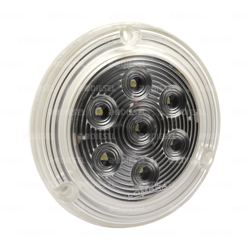PLAFÓN 12V 7LED CRISTAL 4" REDONDO SELL