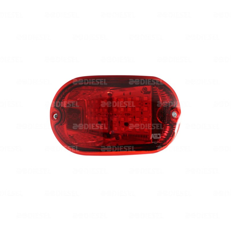 PLAFÓN 12V LED CURVO ROJO ALEGRO