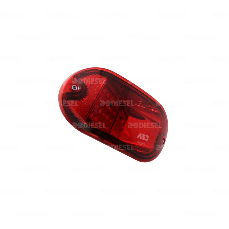 PLAFÓN 12V LED CURVO ROJO ALEGRO