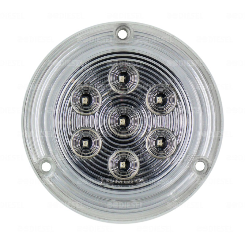 PLAFÓN 12V 10LED CRISTAL 4" FIJO