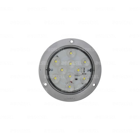 PLAFÓN 12V 10LED CRISTAL 4" FIJO