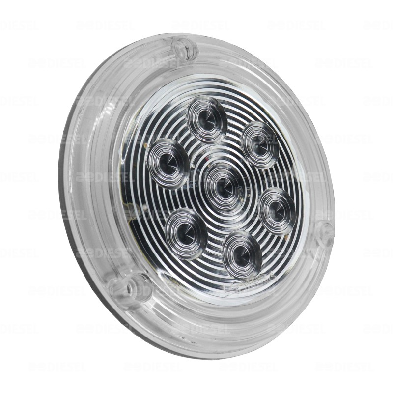 PLAFÓN 12V 10LED CRISTAL 4" FIJO