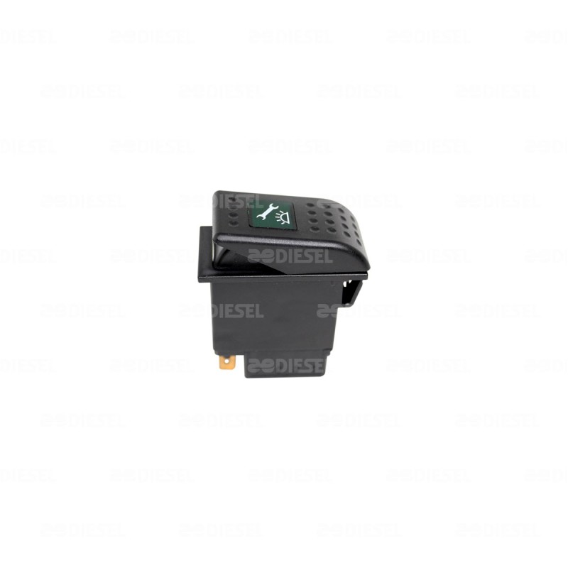 INTERRUPTOR 1 PASO 24V TECLA MICA VERDE SERVICIO