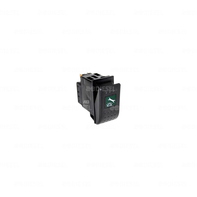 INTERRUPTOR 1 PASO 24V TECLA MICA VERDE SERVICIO