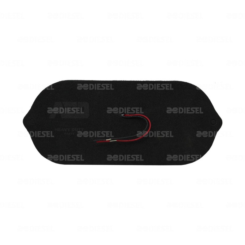 PLAFÓN 12V 10LED CRISTAL 6" OVALADO