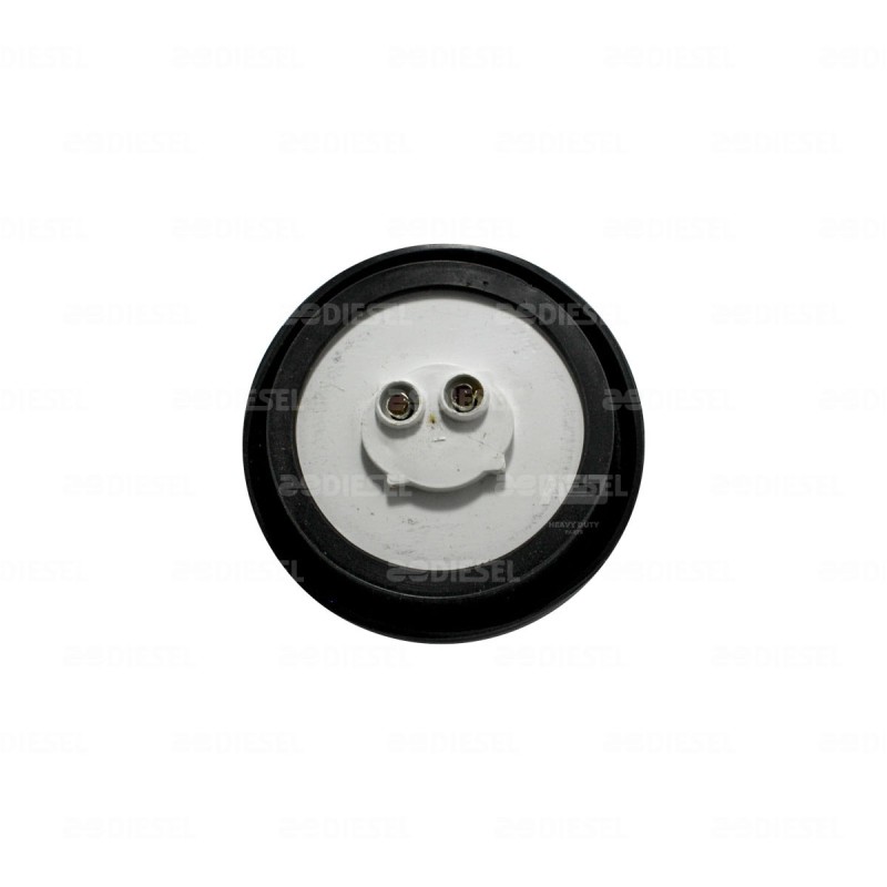 PLAFÓN 12V 2 1/2" 3 LED ÁMBAR HULE/PLANO