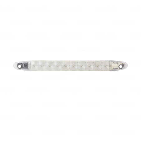 PLAFÓN 12V LED STOP CRISTAL ROJO