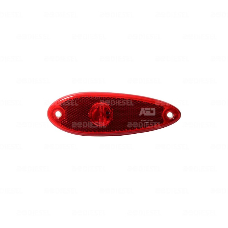 PLAFÓN 12V 1 LED ROJO BOXER FLC/C