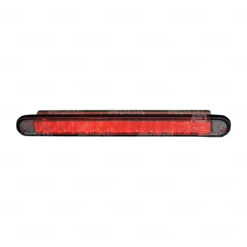 PLAFON 24V 12LED STOP ROJO MICA CRISTAL