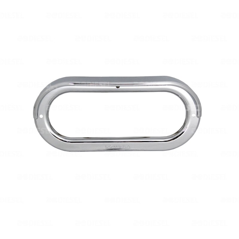 BISEL CROM C/VISERA PLAFON OVAL 6"