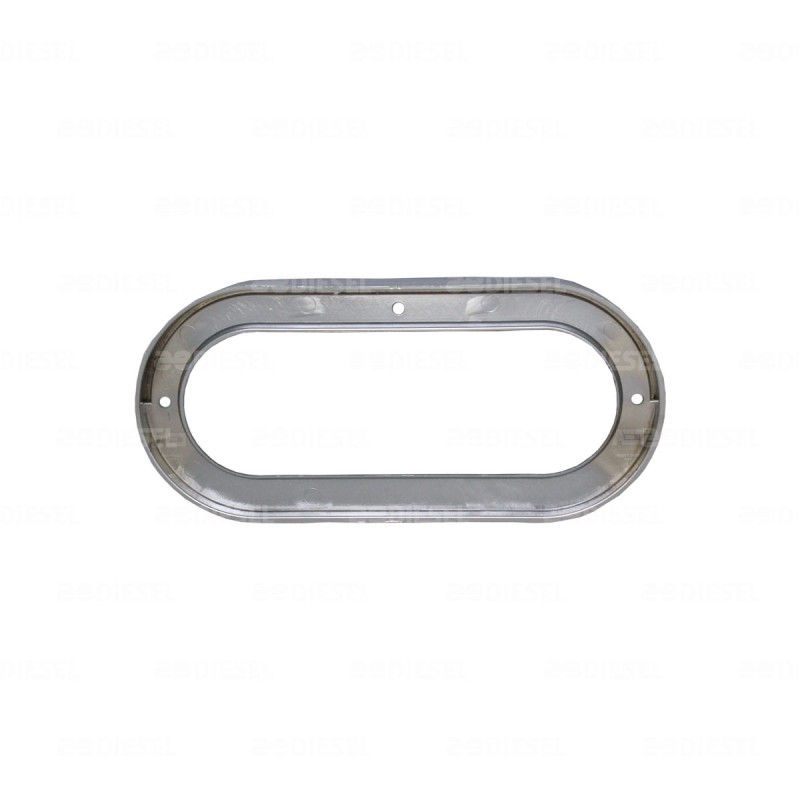 BISEL CROM C/VISERA PLAFON OVAL 6"