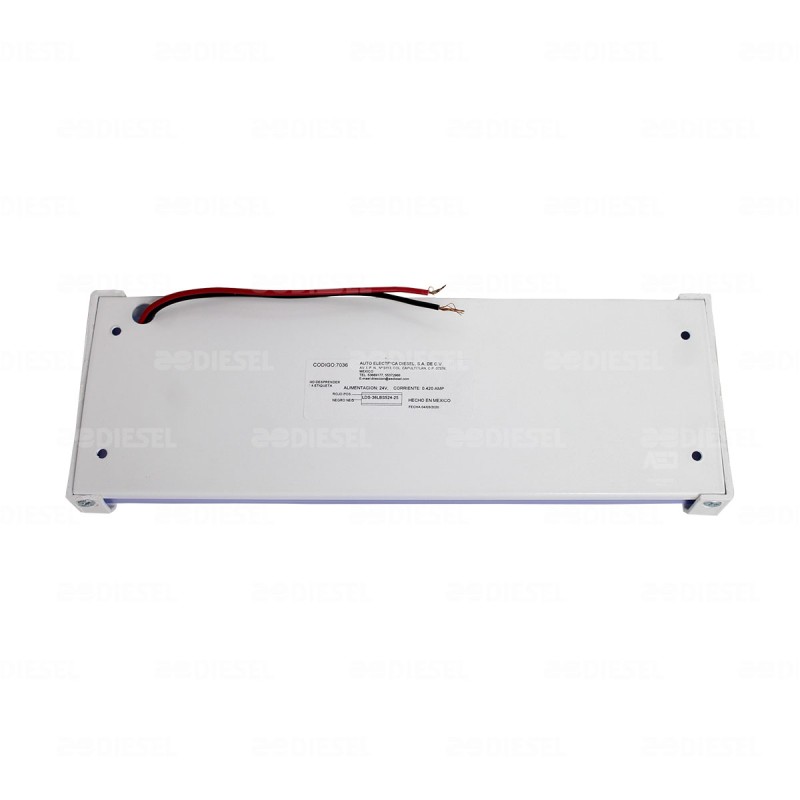 LÁMPARA 24V 36LED 90mmx260mm BLANCO