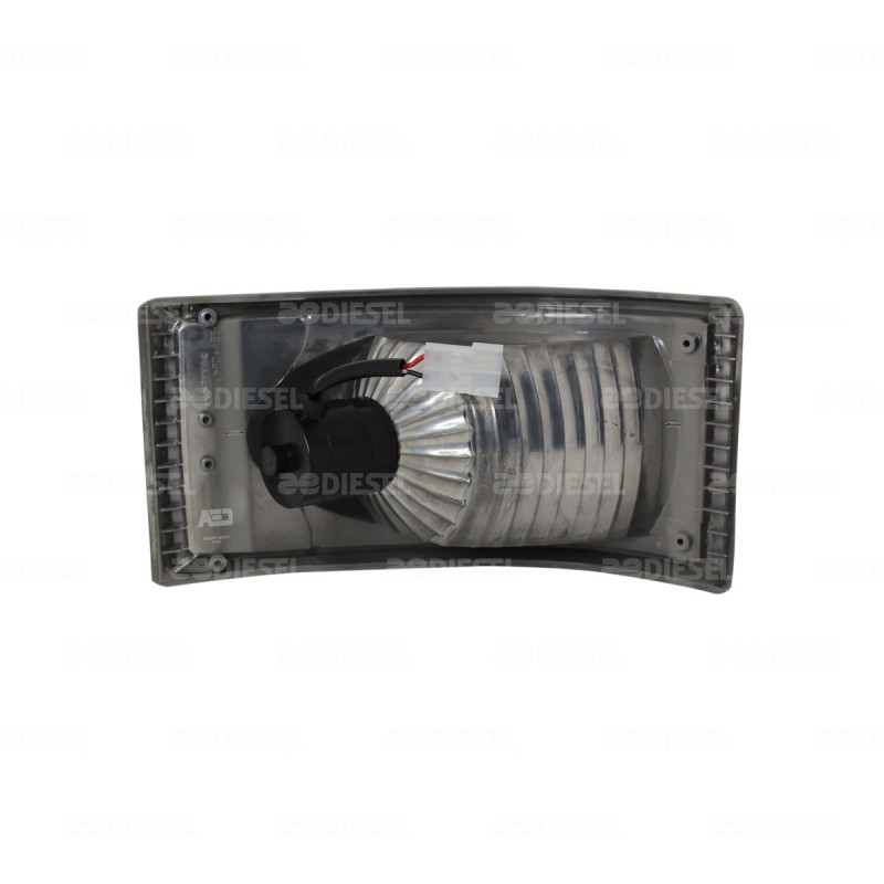 PLAFÓN 12V 9 LED ÁMBAR/CRISTAL 6095 ENVO
