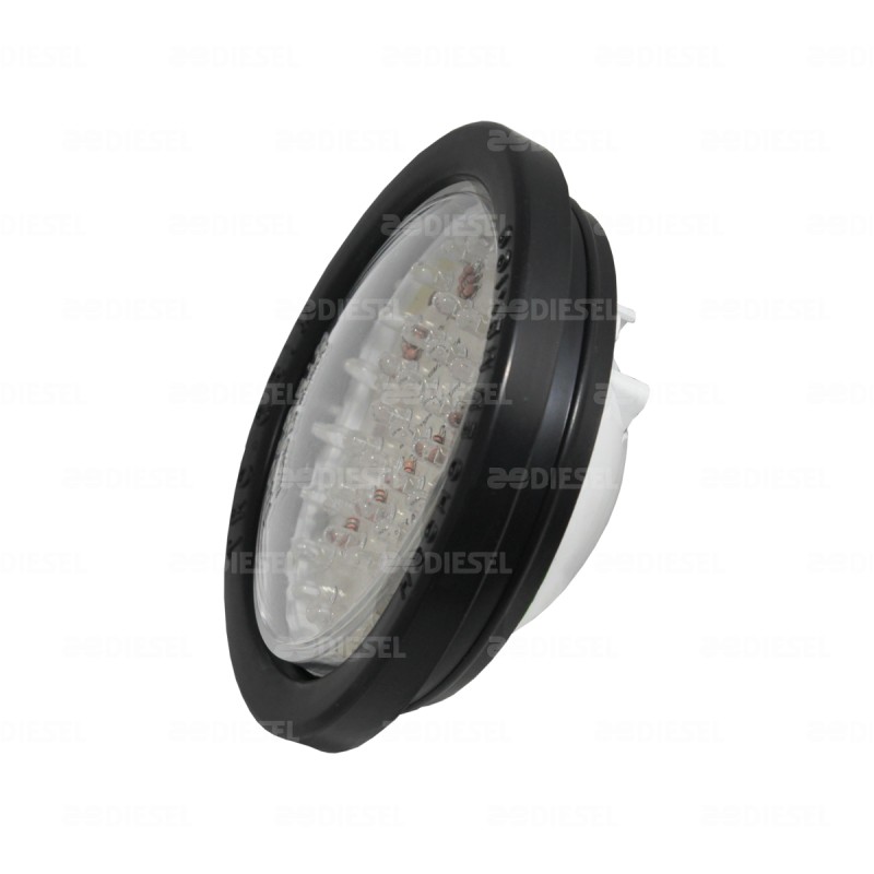 PLAFÓN 24V 39 LED ÁMBAR MICA CRISTAL
