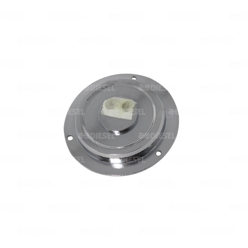 PLAFÓN 12V 3 LED CRISTAL 2 1/2" CIRCULAR CROMADO