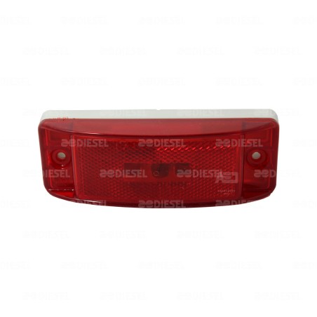 PLAFÓN 12V 5 7/8" ROJO 46872 GROTE