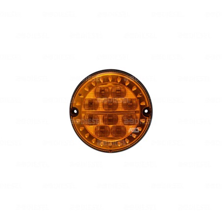 PLAFÓN 12V LED ÁMBAR 125MM