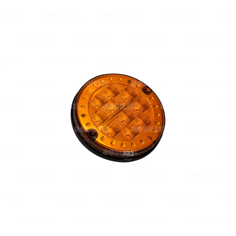 PLAFÓN 12V LED ÁMBAR 125MM