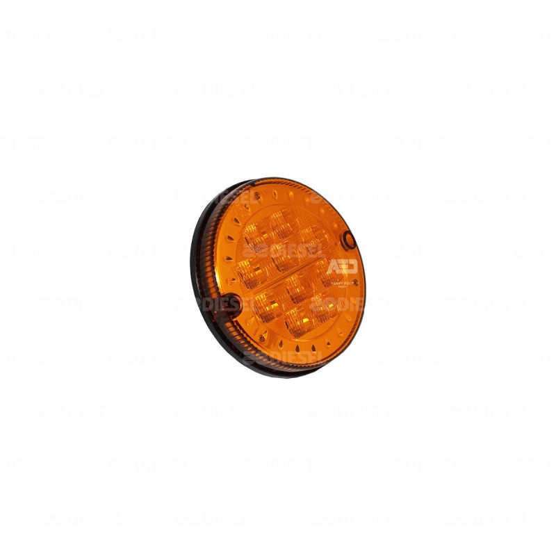 PLAFON 12/24V LED AMBAR 125MM=5993=7672