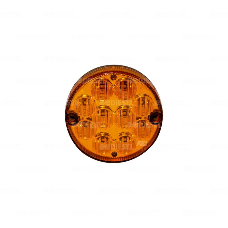 PLAFÓN 24V LED ÁMBAR 95MM S/CONEC