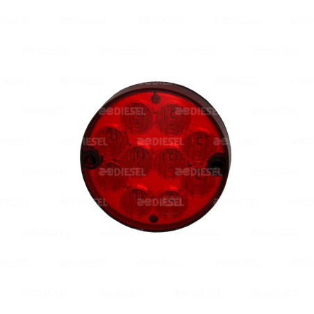 PLAFÓN 24V LED ROJO 95MM S/CONECTOR
