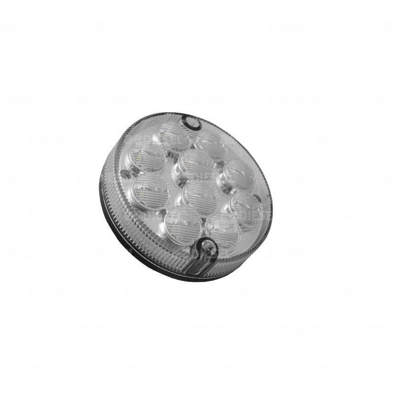 PLAFÓN 12V/24V LED CRISTAL 95MM S/CONEC