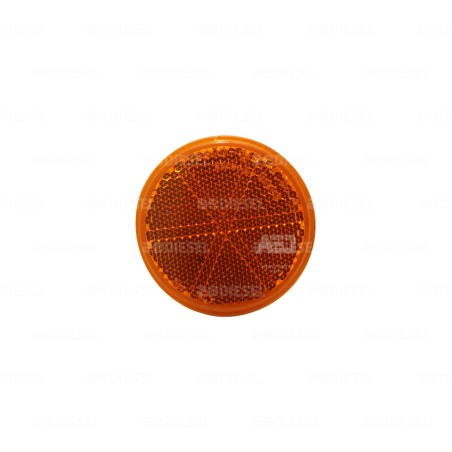 REFLEJANTE ÁMBAR 53MM REDONDO
