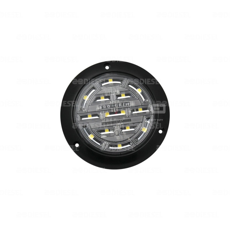 PLAFÓN 12/24V 14 LED 4" BLANCO NEGRO PLANO ALTA/BAJA/FIJA