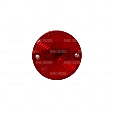 PLAFÓN 12V/24V 1 LED ROJO TORINO 70MM