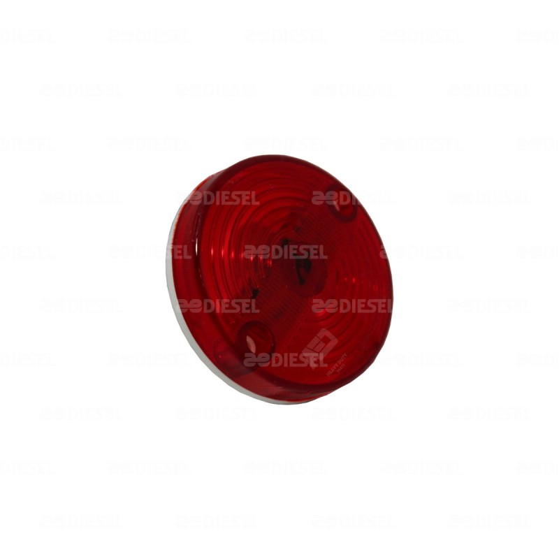 PLAFÓN 12V/24V 1 LED ROJO TORINO 70MM