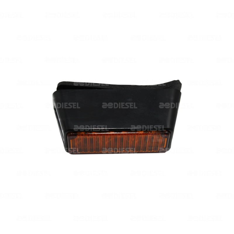 PLAFÓN 12V/24V 3 LED ÁMBAR PIRÁMIDE ESTROBO