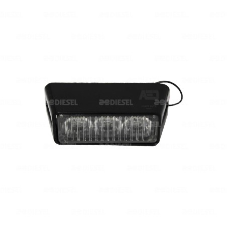 PLAFÓN 12V/24V 3 LED BLANCO PIRÁMIDE ESTROBO