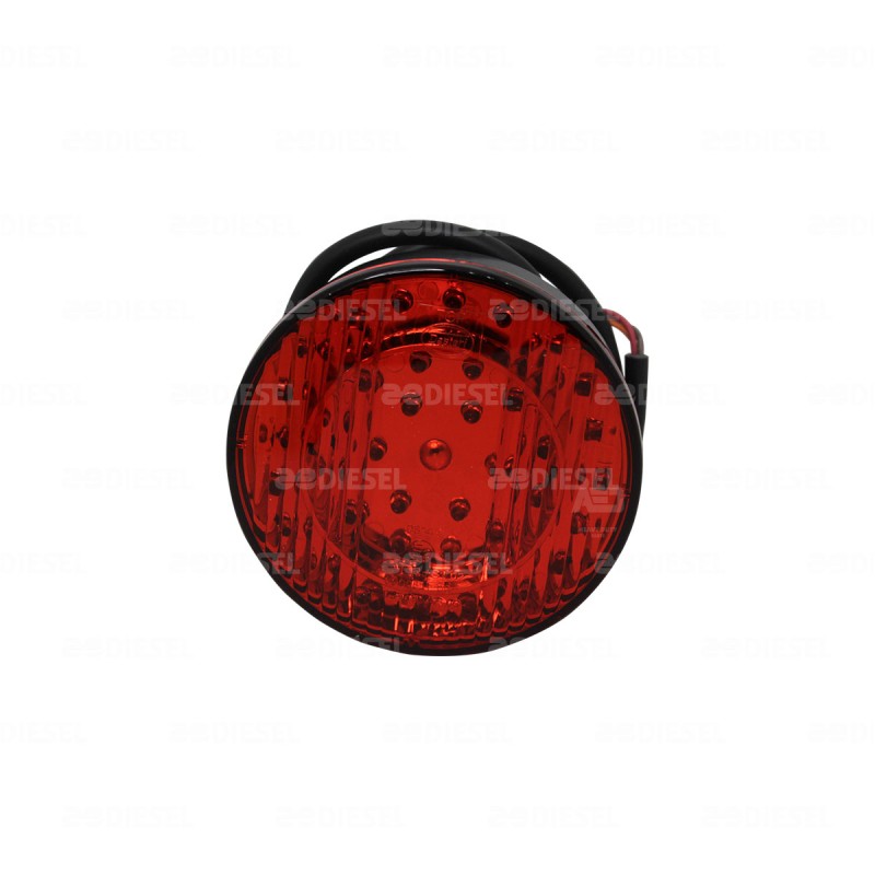 PLAFÓN 24V 38LED ROJO 2 FUNCIONES 103MM