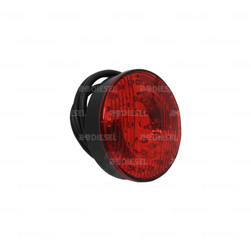 PLAFÓN 24V 38LED ROJO 2 FUNCIONES 103MM