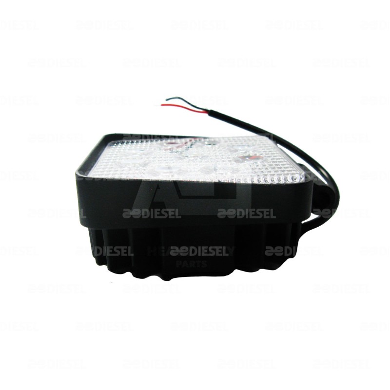 FARO 12V 27W 9 LEDS 6000 L CUADRADO