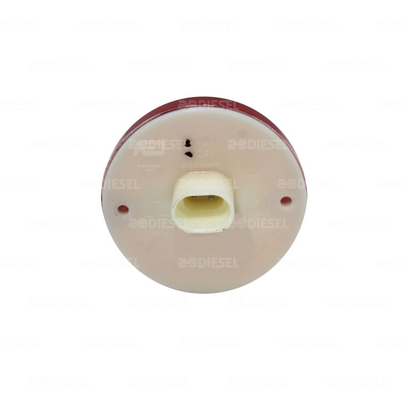 PLAFÓN 12V/24V 1 LED ROJO 70MM