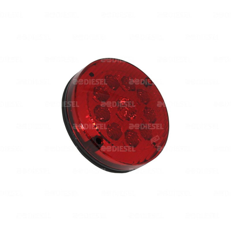 PLAFÓN 24V LED ROJO 6" 6010 2P REDON C/C