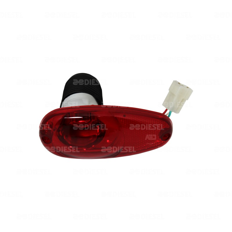 PLAFÓN LATERAL ROJO MP C/ARNES 2 P