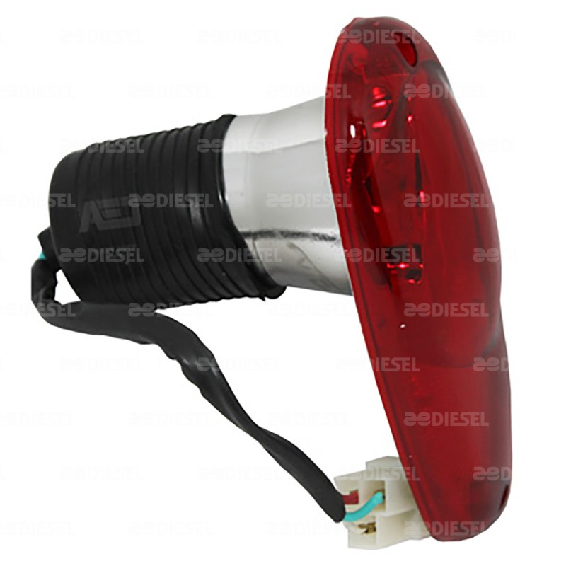 PLAFÓN LATERAL ROJO MP C/ARNES 2 P